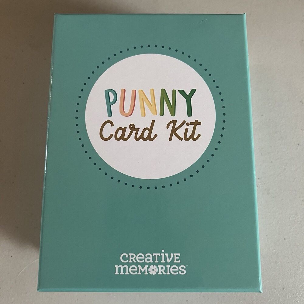 Creative Memories Card Kit Punny Makes 12 Cards NEW Complete Plus Bonus!